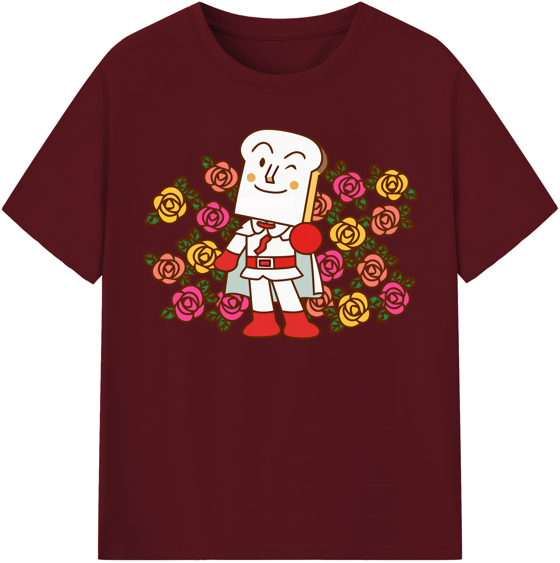 （画像用） アンパンマン Anpanman 綿100％半袖Tシャツ（フロントプリント）